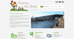 Desktop Screenshot of camping-la-foret.com